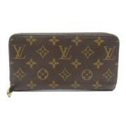 Pre-owned Coated canvas wallets Louis Vuitton Vintage , Brown , Dames