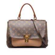 Pre-owned Canvas handbags Louis Vuitton Vintage , Brown , Dames