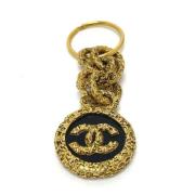 Pre-owned Fabric key-holders Chanel Vintage , Yellow , Dames