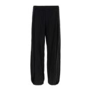 Zwarte Katoenmix Joggers Wooyoungmi , Black , Heren