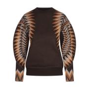 Bruine Lurex Trui met Ronde Mouwen Paco Rabanne , Brown , Dames