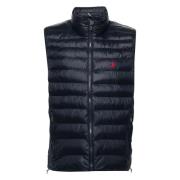 Navy Gewatteerde Puffer Vest Ralph Lauren , Blue , Heren