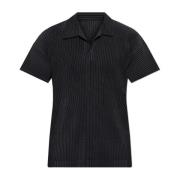 Geplooide polo Issey Miyake , Black , Heren