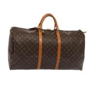 Pre-owned Canvas handbags Louis Vuitton Vintage , Brown , Dames