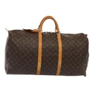 Pre-owned Canvas handbags Louis Vuitton Vintage , Brown , Dames