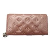 Pre-owned Fabric wallets Louis Vuitton Vintage , Pink , Dames