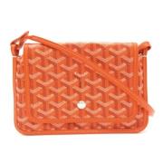 Pre-owned Fabric shoulder-bags Goyard Vintage , Orange , Dames