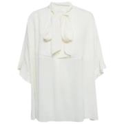 Pre-owned Silk tops Chloé Pre-owned , Beige , Dames