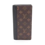 Pre-owned Coated canvas wallets Louis Vuitton Vintage , Brown , Dames