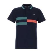 Blauw Piquet Polo Shirt Lacoste , Blue , Heren