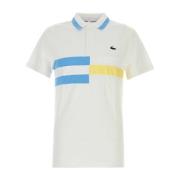 Witte Piquet Polo Shirt Lacoste , White , Heren