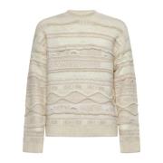 Stijlvolle Sweaters Collectie Laneus , Beige , Heren