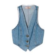 Vests Twinset , Blue , Dames