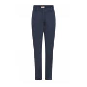 Klassieke Chino Broek in Midnight Gustav , Blue , Dames