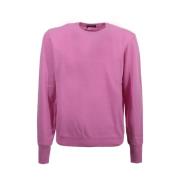 Roze Cashmere Crew Neck Sweater Drumohr , Pink , Heren