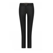 Stretch leren broek Zwart Gustav , Black , Dames