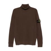 Bruine coltrui Stone Island , Brown , Heren