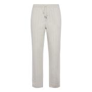 City Linnen Broek Boggi Milano , Beige , Heren