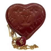 Pre-owned Leather wallets Louis Vuitton Vintage , Red , Dames