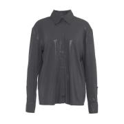 Grijze Shirts Aw24 Handwas Norma Kamali , Gray , Dames