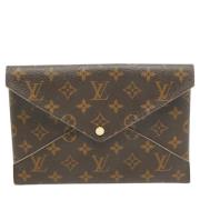 Pre-owned Canvas clutches Louis Vuitton Vintage , Brown , Dames