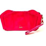 Pre-owned Leather clutches Christian Louboutin Pre-owned , Pink , Dame...