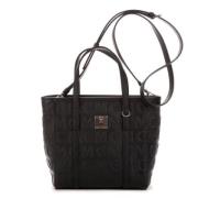 Pre-owned Coated canvas totes MCM Pre-owned , Black , Dames