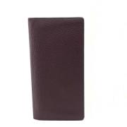 Pre-owned Leather wallets Louis Vuitton Vintage , Purple , Heren