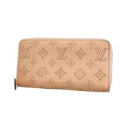 Pre-owned Fabric wallets Louis Vuitton Vintage , Beige , Dames