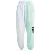 Casual Stijl Groene Sweatpants Charles Design , Green , Dames