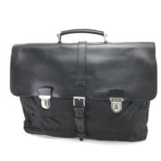 Pre-owned Leather prada-bags Prada Vintage , Black , Dames