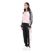 Boldblock Roze en Zwart Sportpak Adidas , Multicolor , Dames