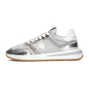 Lage Top Stijlvolle Sneakers Grijs Groen Philippe Model , Gray , Heren