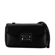 Pre-owned Leather fendi-bags Fendi Vintage , Black , Dames