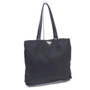 Pre-owned Leather prada-bags Prada Vintage , Black , Dames