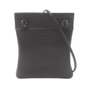 Pre-owned Canvas shoulder-bags Hermès Vintage , Black , Dames