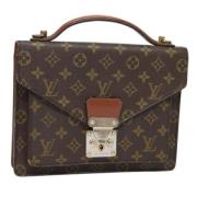 Pre-owned Canvas louis-vuitton-bags Louis Vuitton Vintage , Brown , Da...