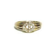 Pre-owned Yellow Gold rings Dior Vintage , Yellow , Dames