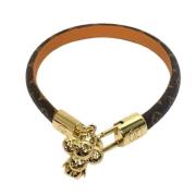 Pre-owned Fabric bracelets Louis Vuitton Vintage , Brown , Dames