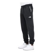 Zwarte Fleece Sweatpants voor Mannen The North Face , Black , Heren