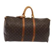 Pre-owned Canvas handbags Louis Vuitton Vintage , Brown , Dames