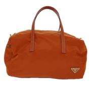 Pre-owned Fabric prada-bags Prada Vintage , Orange , Dames