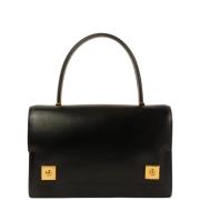 Pre-owned Fabric handbags Hermès Vintage , Black , Dames