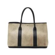 Pre-owned Leather totes Hermès Vintage , Gray , Dames