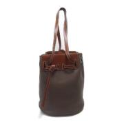 Pre-owned Leather shoulder-bags Loewe Pre-owned , Brown , Dames