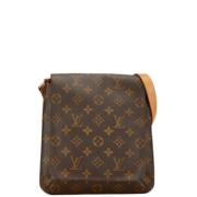 Pre-owned Leather louis-vuitton-bags Louis Vuitton Vintage , Brown , D...