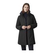 Stijlvolle Parka Comfort Fit Zwart Junge , Black , Dames