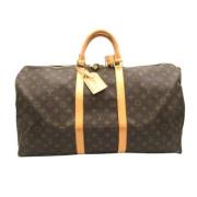 Pre-owned Canvas travel-bags Louis Vuitton Vintage , Brown , Dames