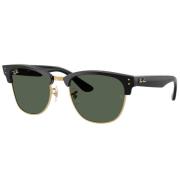 Clubmaster Reverse Zonnebril Groen Donker Ray-Ban , Black , Unisex