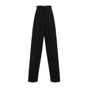 Zwarte Broek Aw24 Dameskleding Sportmax , Black , Dames